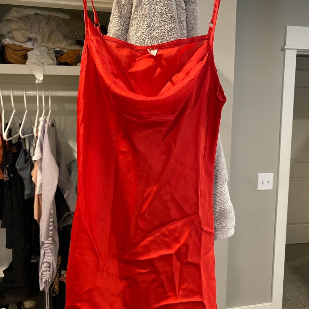 Red dress